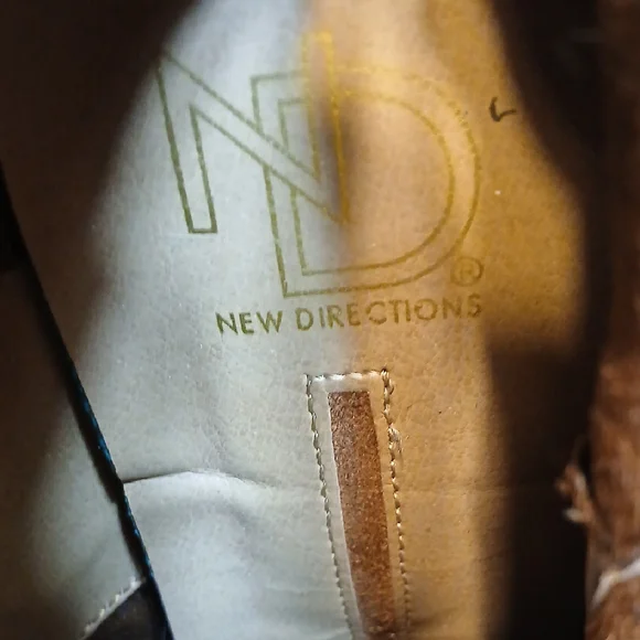 New Directions Brown Suede Women's Ankle Boots With Leather Strap Size 10 - Picture 2 of 10